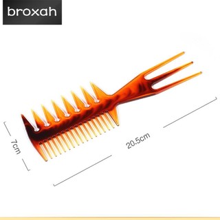 Lược tạo kiểu 3 chiều salon răng lớn đầu rộng lược chải tạo kiểu tóc xoăn dụng cụ tạo kiểu tóc