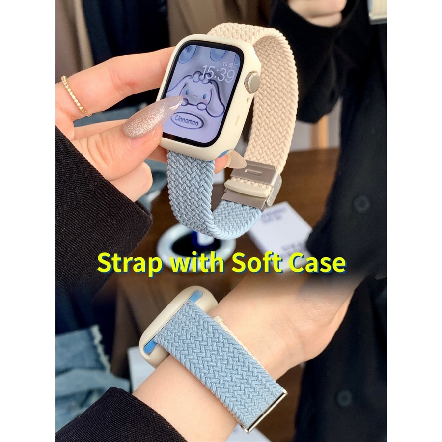 Đối với Redmi Watch 3 Active/Redmi Watch 2 Lite Dây đeo đồng hồ nylon hai màu
