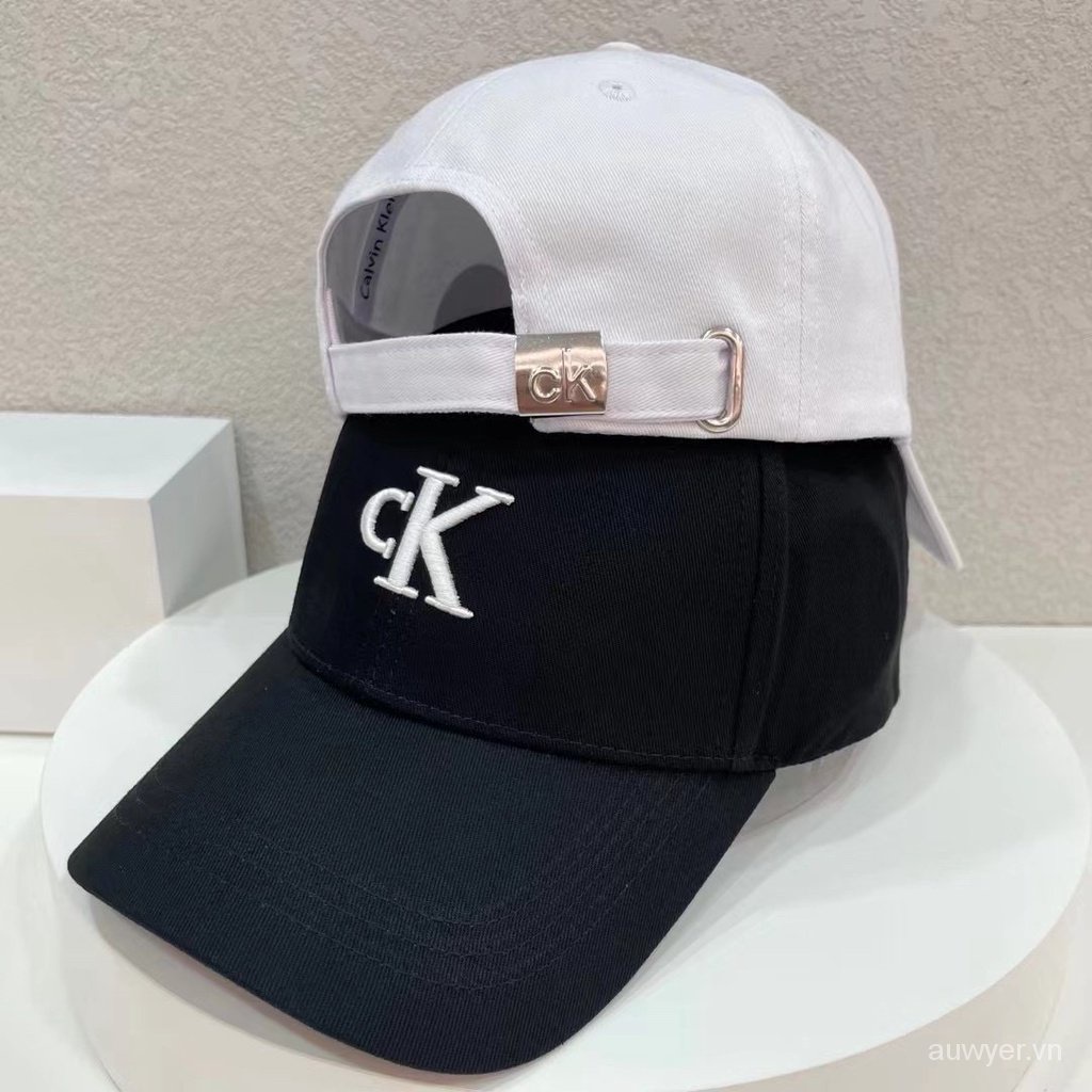 Mũ Lưỡi Trai Ck Thêu Họa Tiết Phong Cách Unisex 4YRB