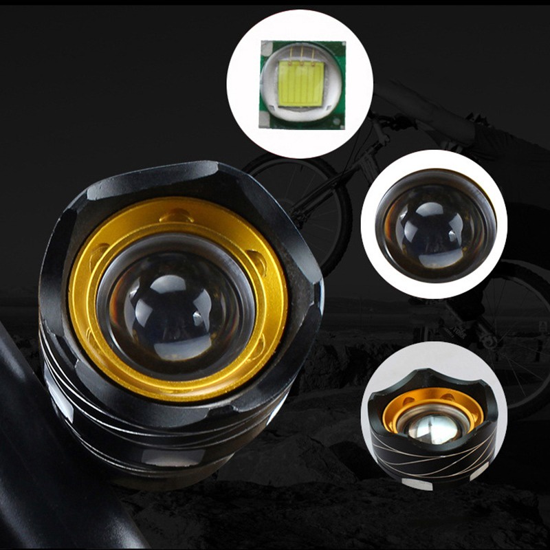 Đèn xe đạp có thể điều chỉnh phía sau usb / đèn trước xe đạp siêu sáng / 4 chế độ chống thấm nước đèn pin thể thao cắm trại