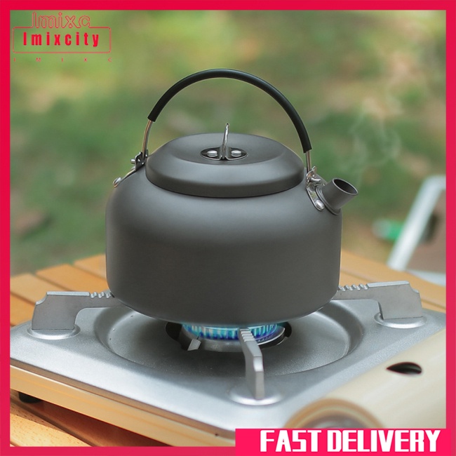 Ấm pha trà ngoài trời imixcity 0.8l / 1.4l ấm pha cà phê hợp kim nhôm nhẹ di động để cắm trại đi bộ đường dài ba lô