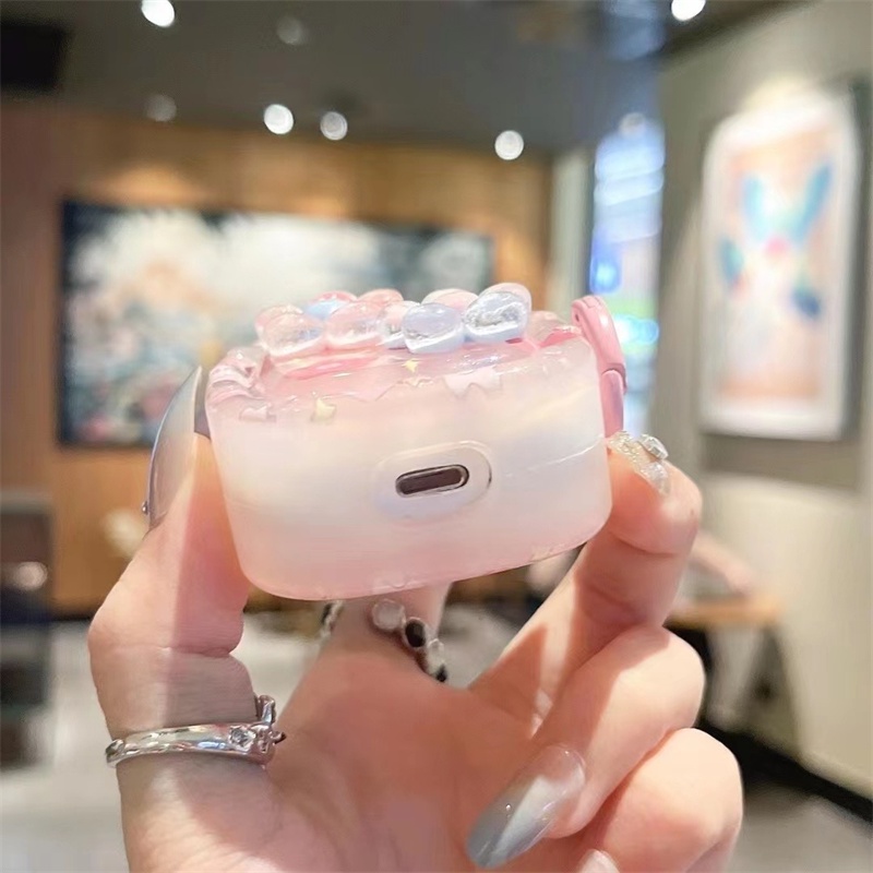 Vỏ airpods Three-dimensional hyun ya flower thích hợp cho airpods1 / 2 3 pro pro2 earphone set vỏ bảo vệ bluetooth không dây air pods pro 3 earphone protective case