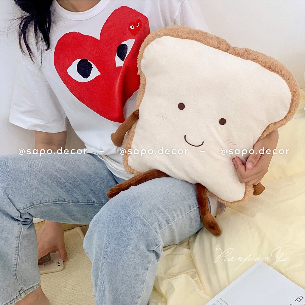 Gấu bông hình trứng ốp la và bánh Sandwich, thú nhồi bông dễ thương - Sapo Decor 77