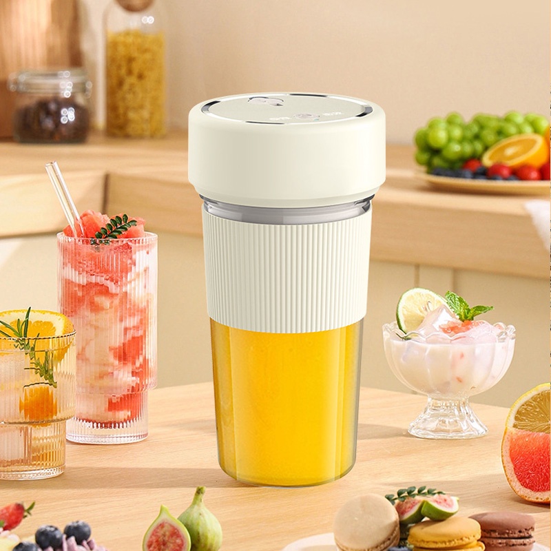 JIASHI Máy ép trái cây cầm tay điện nhỏ Máy ép trái cây gia đình đa chức năng