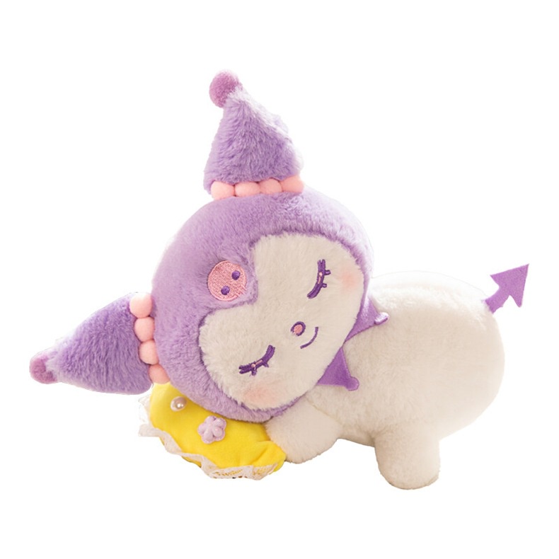 Doly sanrio Thú Nhồi Bông Hình Mặt Trăng / Thỏ kuromi melody Dễ Thương Cho Bé Gái