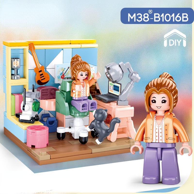 Bộ Đồ Chơi Lắp Ráp Mô Hình 1016 Mini Bằng Tay Cho Bé