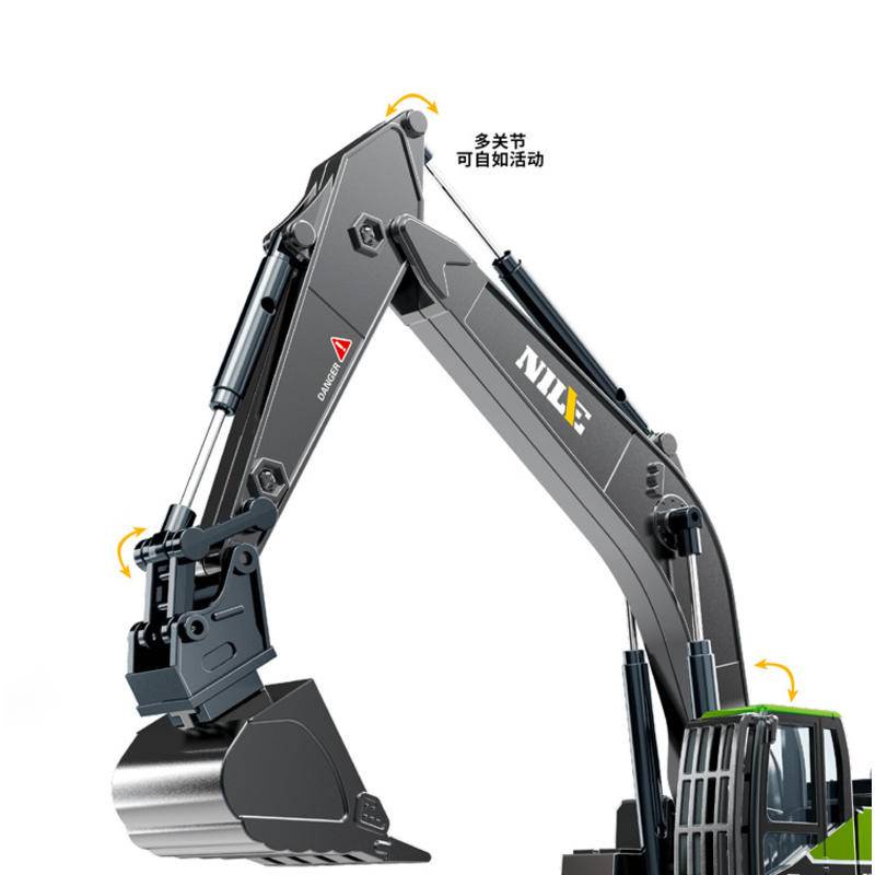 Hợp kim lớn máy xúc trẻ em đồ chơi quán tính ô tô cậu bé mô phỏng máy xúc ô tô kỹ thuật xe máy xúc mô hình