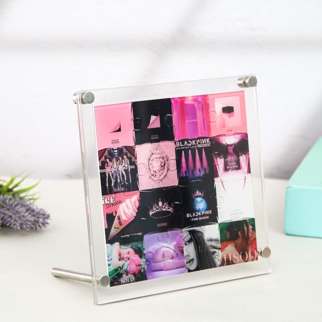 Hot sale sản phẩm mới blackpink album cover high-value acrylic puzzle star influencer hỗ trợ ngoại vi trang trí máy tính để bàn chất lượng cao
