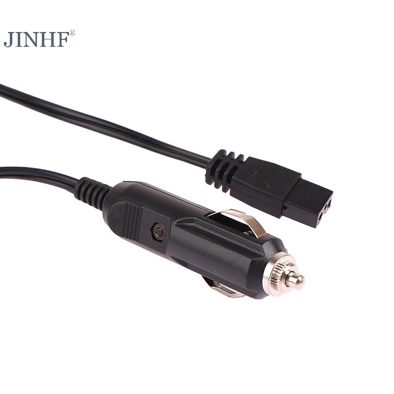 Dây cáp JINHF 2m 12V DC thay thế cho hộp làm mát tủ lạnh ô tô mini 2 chân cắm