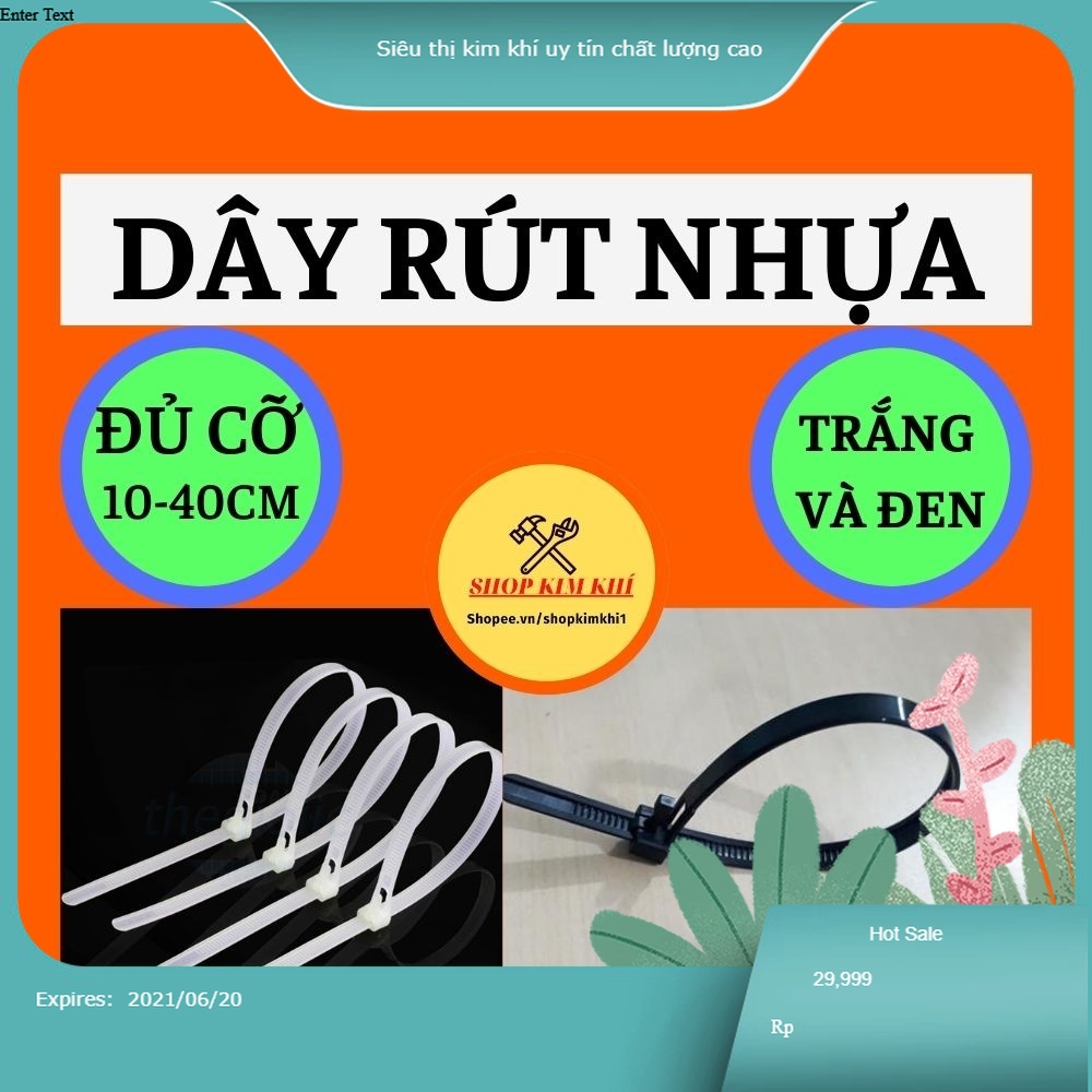 Dây nạt rút thít nhựa