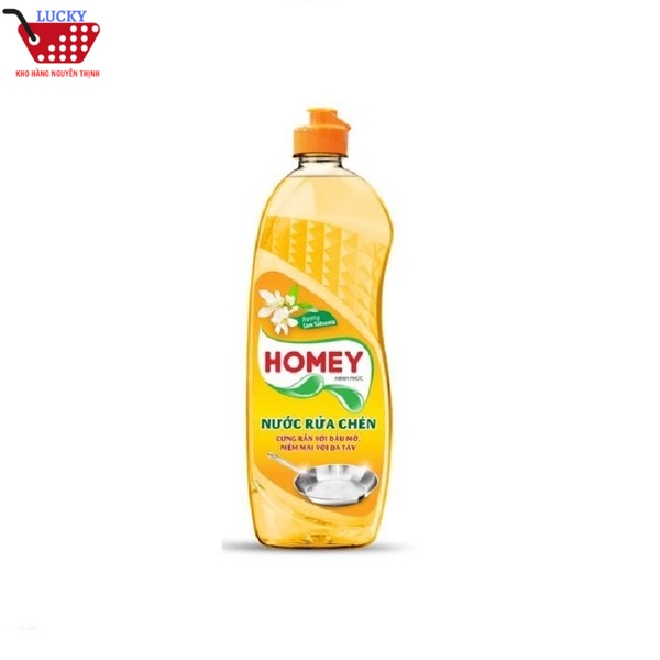 Nước rửa chén cao cấp HOMEY hương Cam hương quất 750g/chai