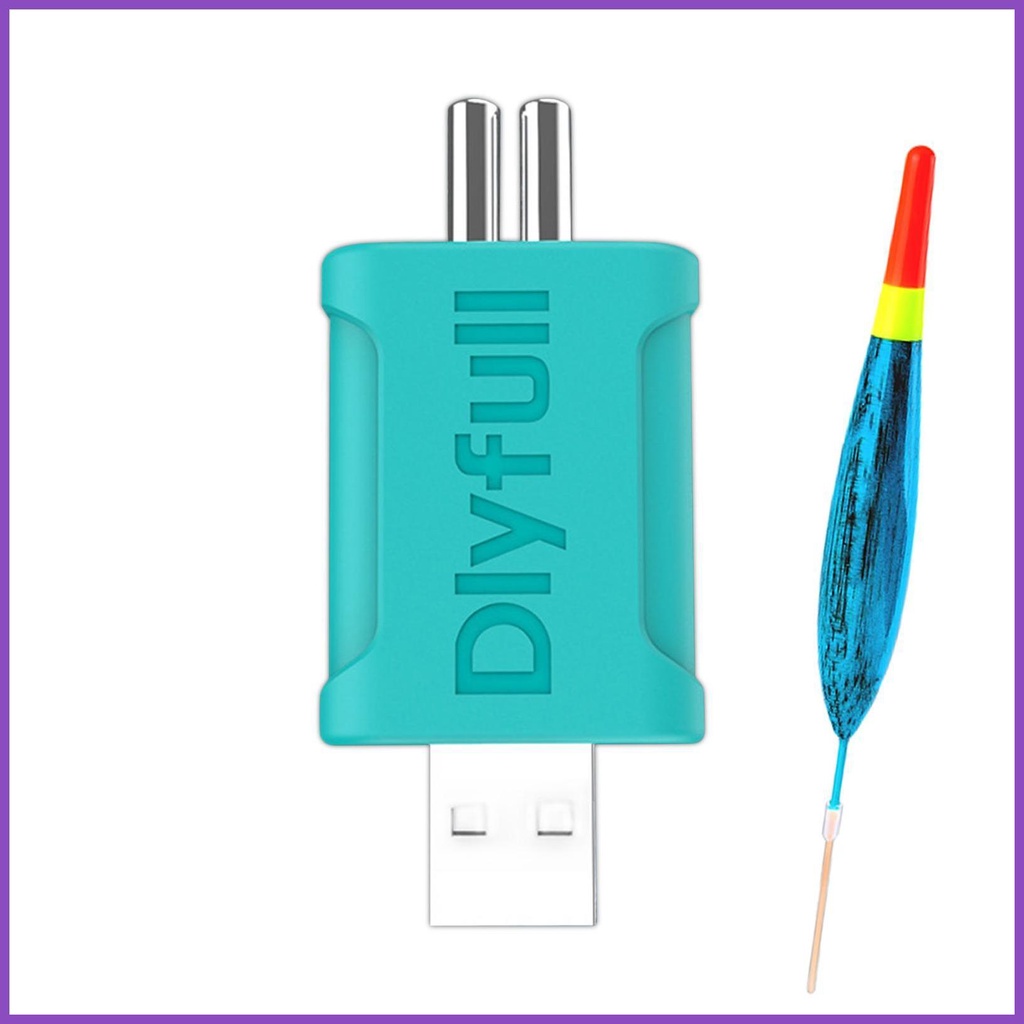 Bộ sạc pin cr425 phao câu cá pin có thể sạc lại usb phát sáng cá nổi bộ sạc pin cho lir425 notavn