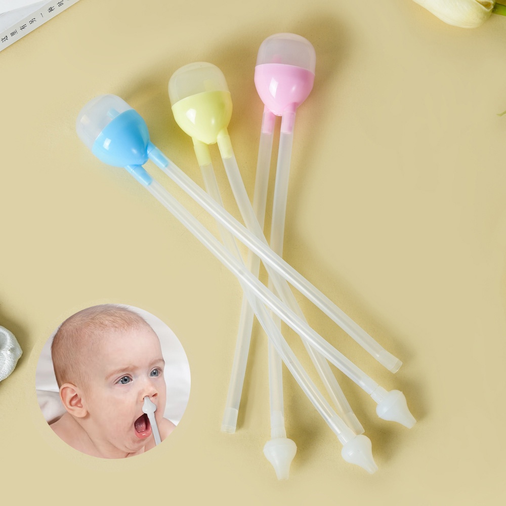 Máy hút mũi cho bé silicone soft baby nose cleaner suction snot remover dụng cụ chăm sóc mũi cho bé có thể tái sử dụng