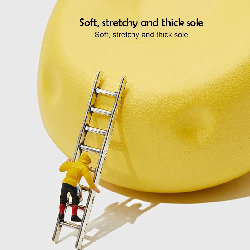 Sandals Hàn Quốc Dép bánh mì nữ sandal Đáy dày chống trượt chống nước Phim hoạt hình dễ thương