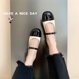 Ueteey giày búp bê mary jane lolita đế da mềm đế êm thời trang b25g05w