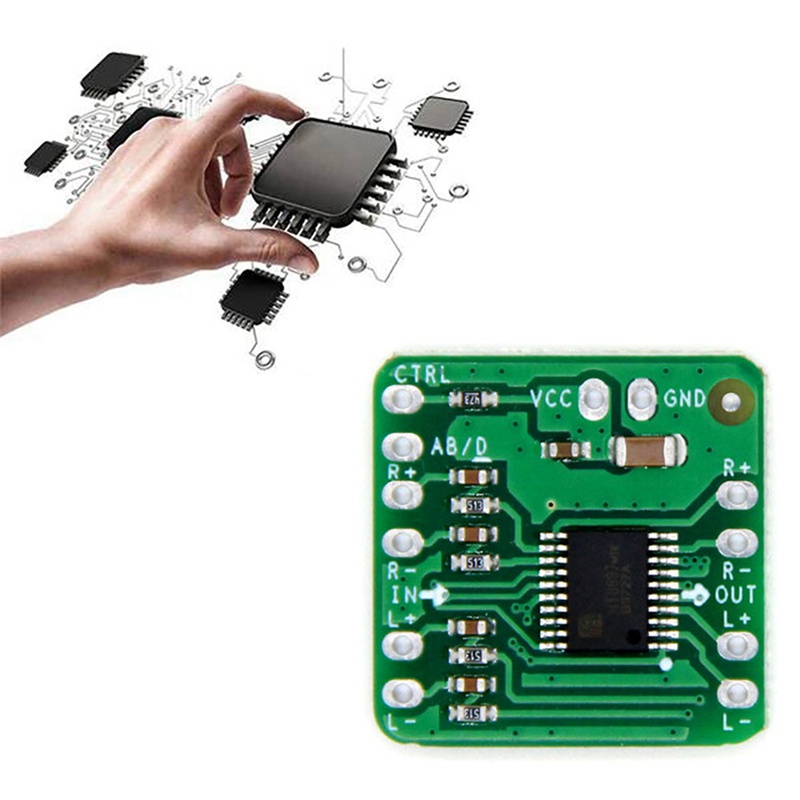 Bảng Mạch Khuếch Đại Âm Thanh Kỹ Thuật Số 2x10w ht8697 3.6-8.5v