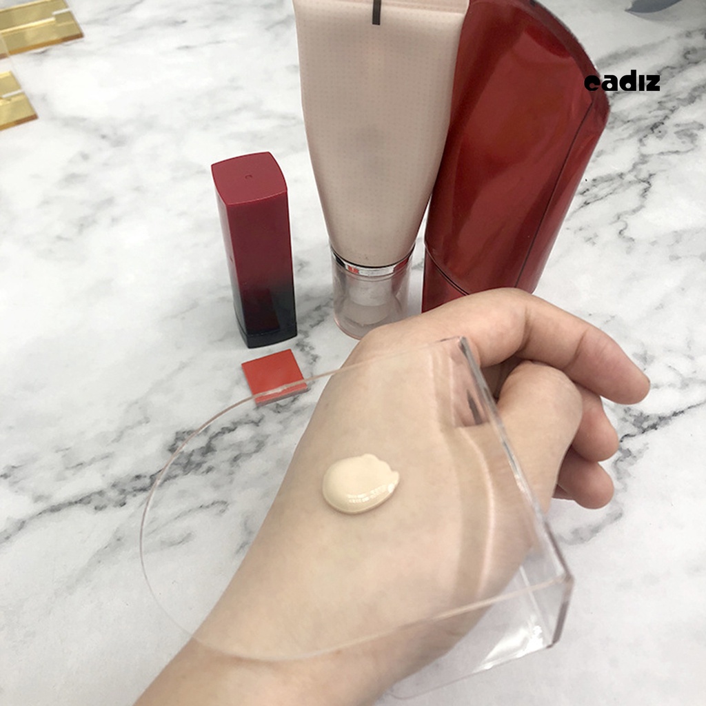 Bảng Màu Trang Điểm Móng Tay Acrylic Trong Suốt Viền Mịn Tái Sử Dụng Linh Hoạt Dễ Làm Sạch