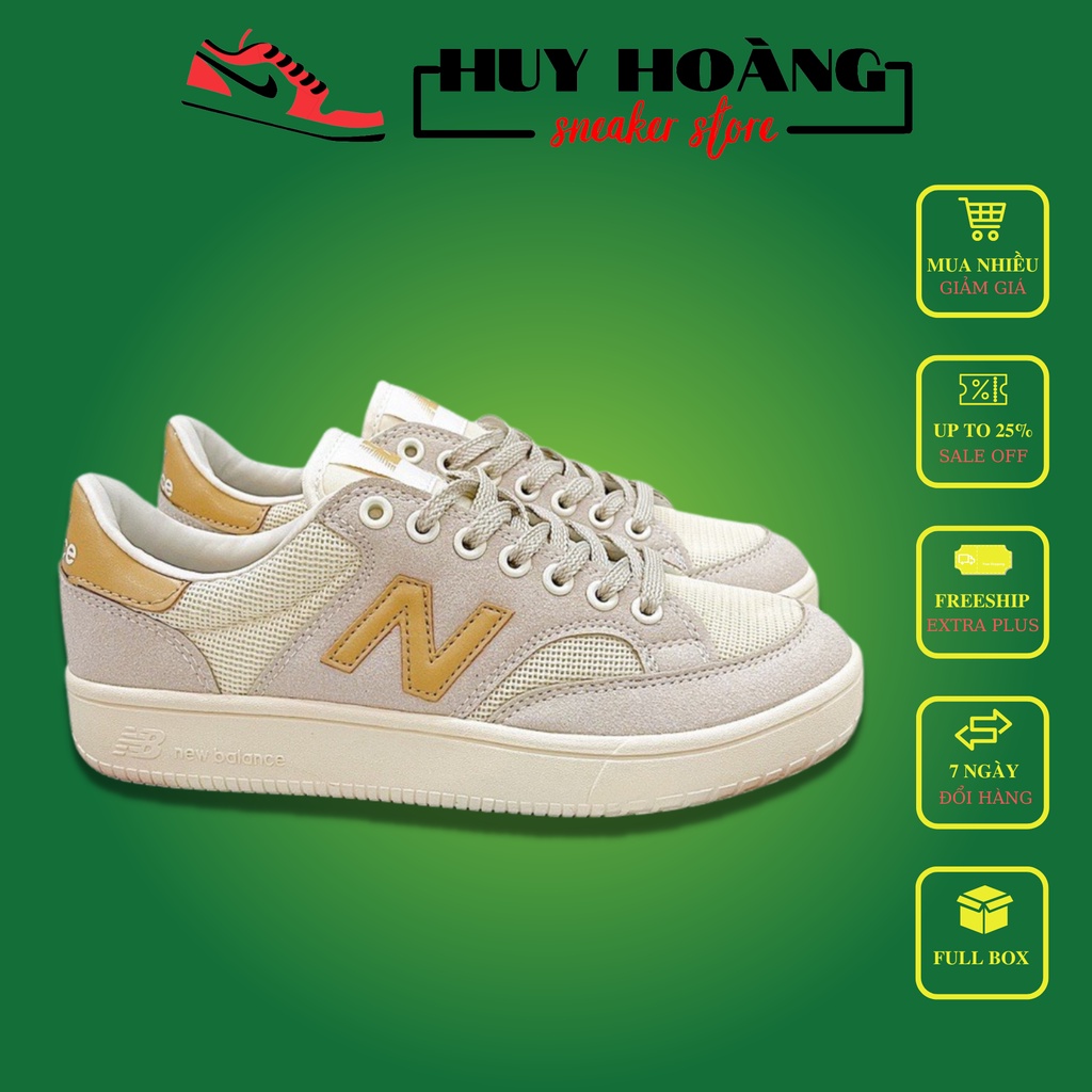 Giày NB CRT 300 2.0 Nam Nữ Mẫu Mới Màu Vàng Bò Full Box - Giày Thể Thao Nam Nữ NB CRT 300 Cao Cấp Cự