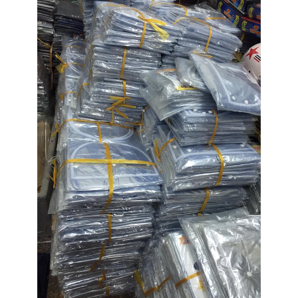 Áo mưa vi sinh trong suốt loại 2 đầu