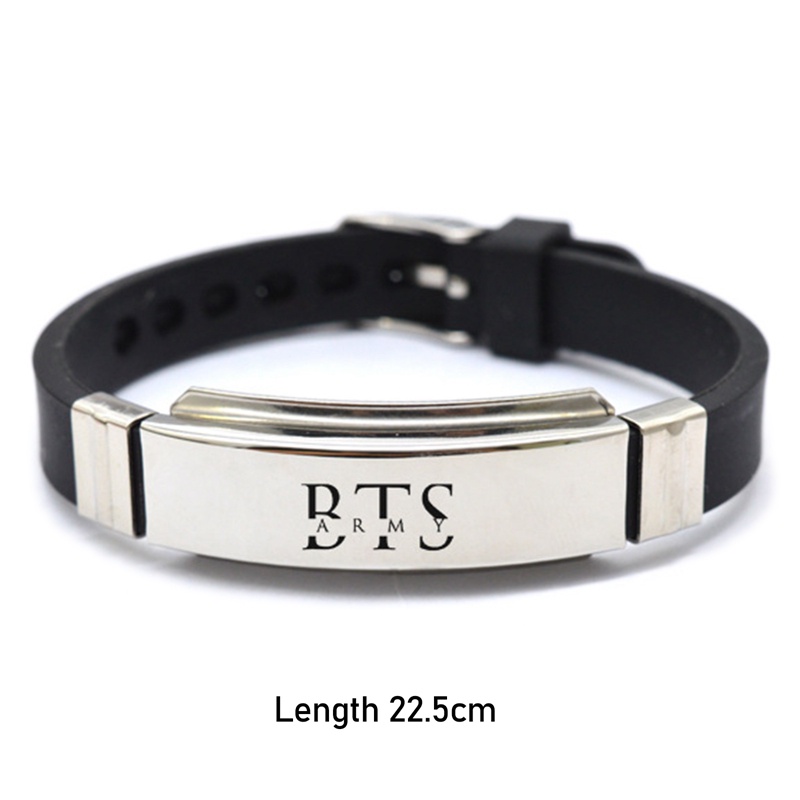 Vòng Tay Silicon Titan Phong Cách Nhóm Nhạc BLACKPINK / Got7 / Twice / Seventeen