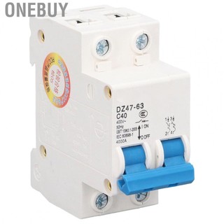 Onebuy 40A Circuit Breaker  220V 2P Miniature Isolation Function Multiple Protection Functions for Electricity Industry