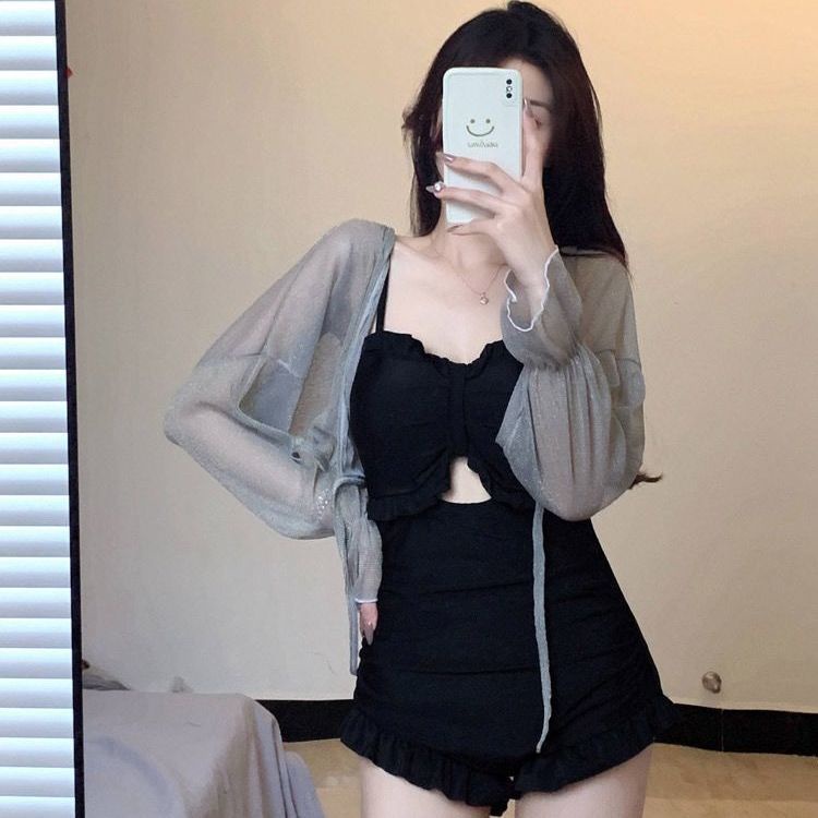 Đồ bơi liền thân màu trơn thời trang quyến rũ cho nữ XLYZB142