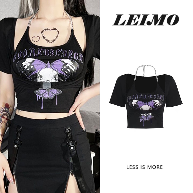 Set Áo Dây In Họa Tiết + Quần Short Thời Trang Mùa Hè Phong Cách Mới Cho Nữ