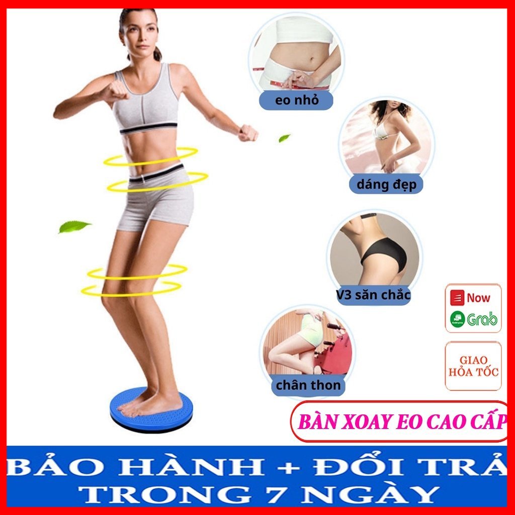 Bàn xoay eo đôi tập aerobic giảm cân giảm mỡ bụng chính hãng cao cấp có bàn chân loại tốt giá rẻ 1