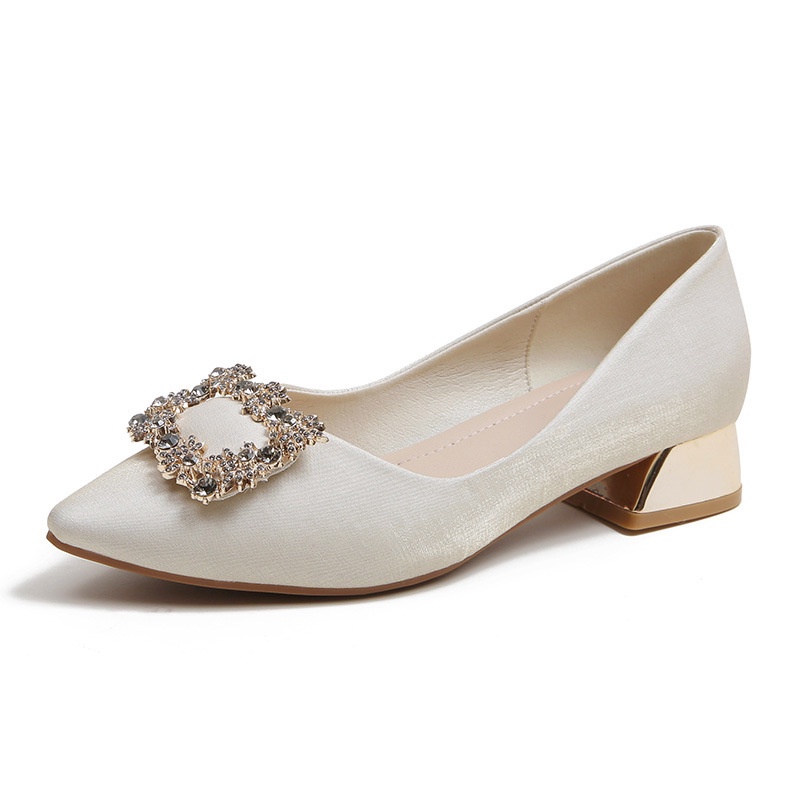 Giày Cao Gót Mũi Nhọn Màu Sắc Thời Trang Cho Nữ