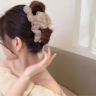 Kẹp Tóc Vải Chiffon Thời Trang Hàn Quốc Cho Nữ