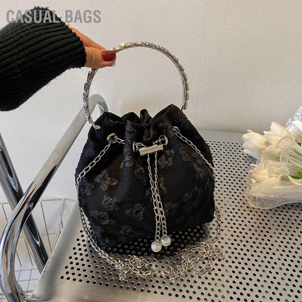 Có hàng sẵn Túi Xách Giả Da Họa Tiết Hoa Thời Trang Nữ Tính