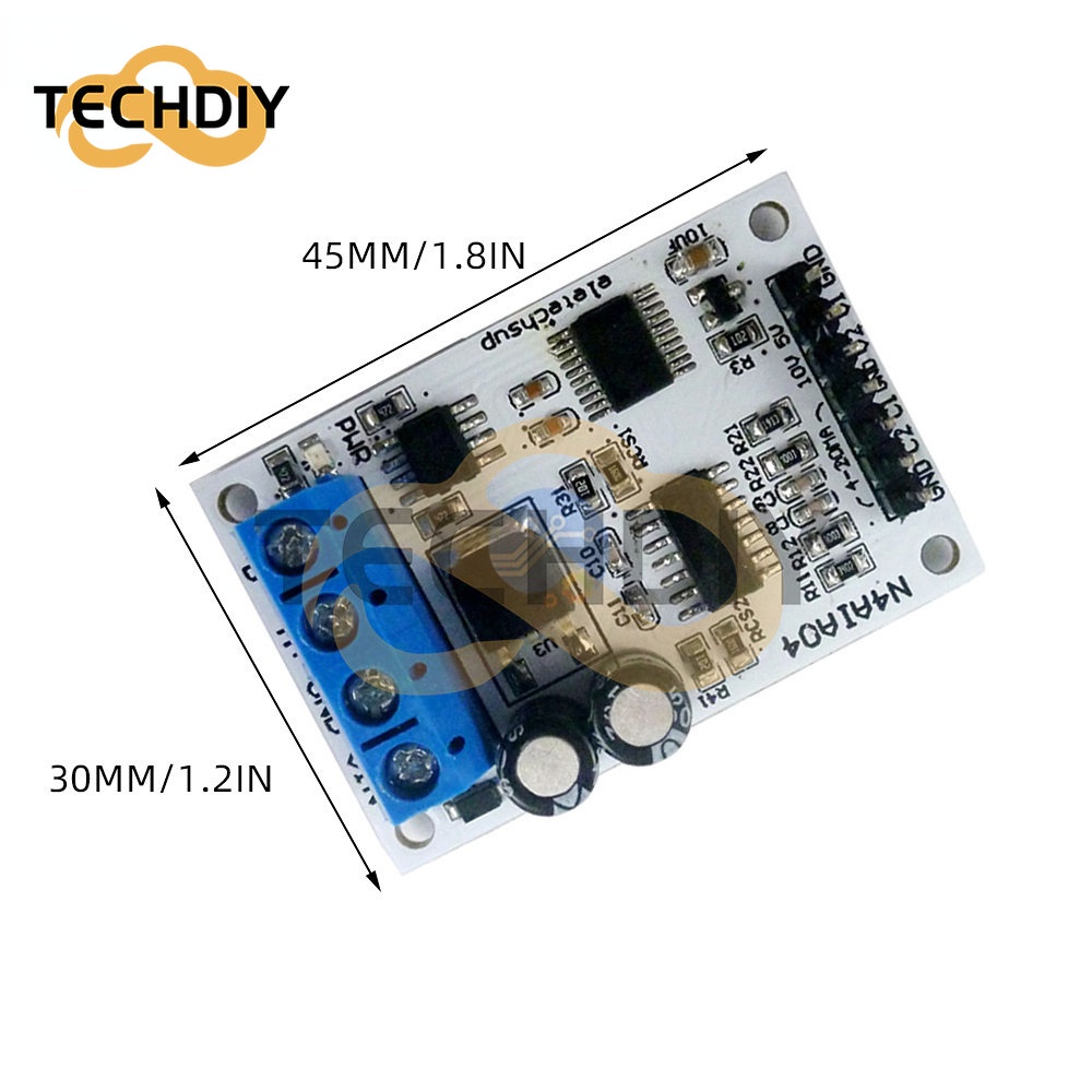 Mô Đun Điều Chỉnh Điện Áp 4-20MA RS485 Dc Modbus RTU 4 Kênh N4AIA04 Chuyên Dụng