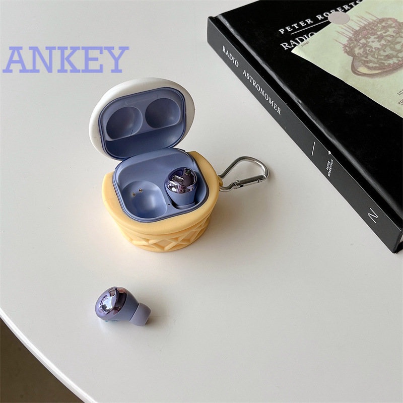 Samsung Galaxy Buds 2 Pro / Buds Live / Buds Pro / Buds2 Vỏ Bảo Vệ Hộp Sạc Tai Nghe Bluetooth Không Dây Bằng Chất