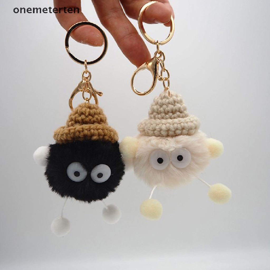 Rten Móc Khóa Bông Xù Hình Nhân Vật Hoạt Hình Totoro Laveros Mujer Dễ Thương Dành Cho Nữ