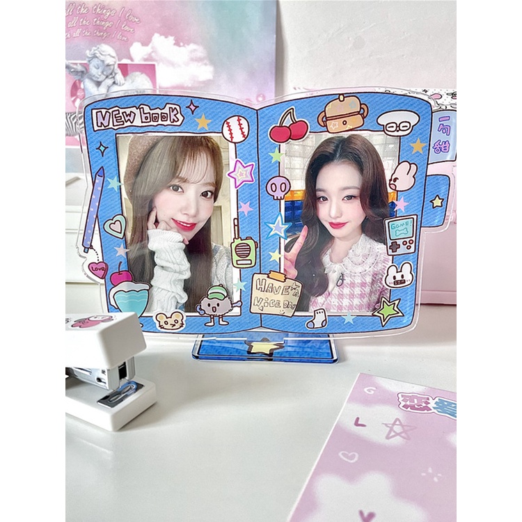 Giá Đỡ Ảnh 3 inch Bằng Acrylic Phong Cách Hàn Quốc Dễ Thương