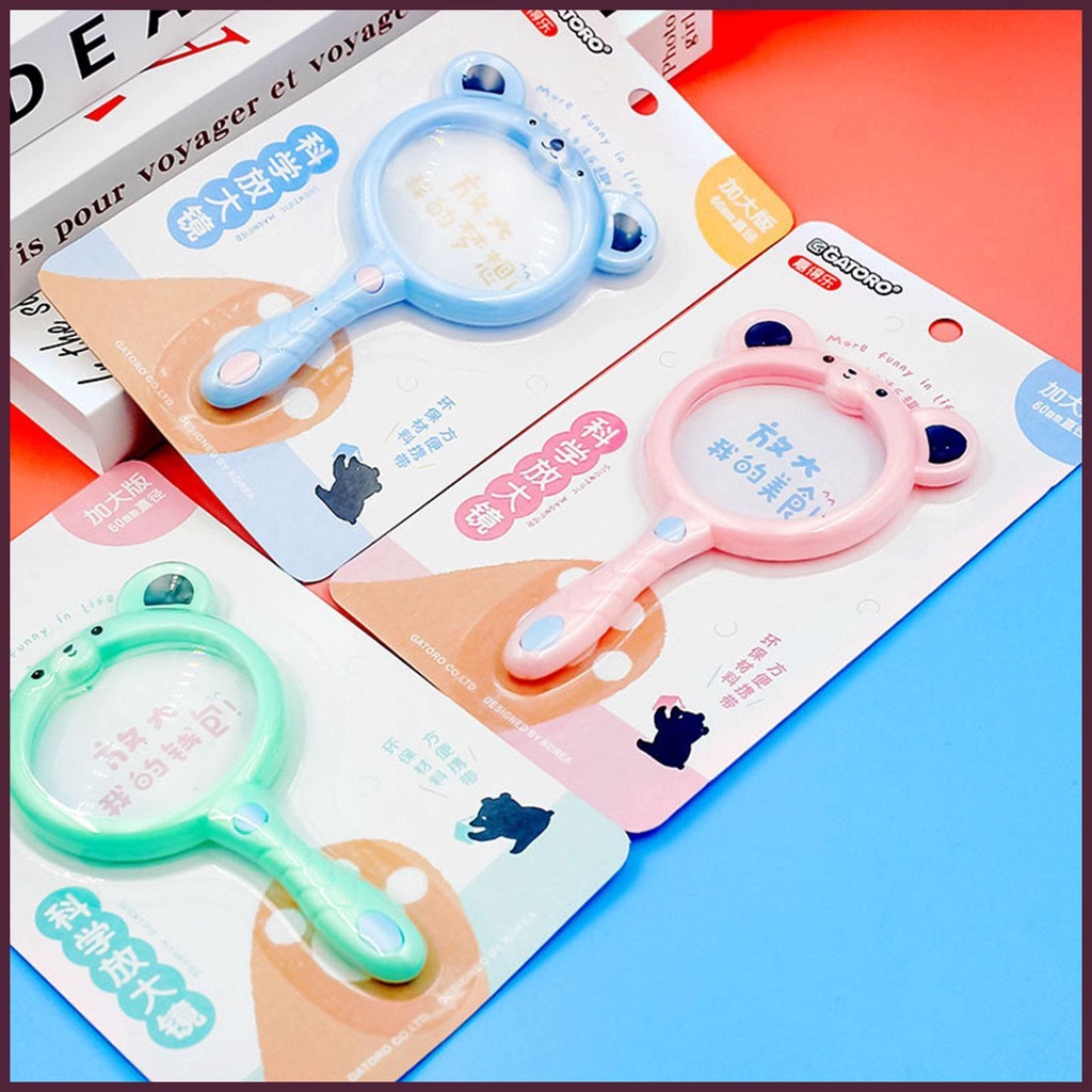 Kính Lúp Phóng Đại 3X Cầm Tay Tiện Dụng Cho Bé