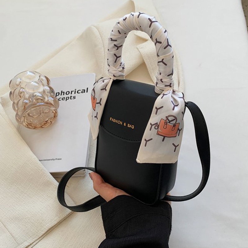 Túi Đeo Chéo Vai Bằng Lụa Thời Trang Đơn Giản Dễ Phối Đồ Cho Nữ