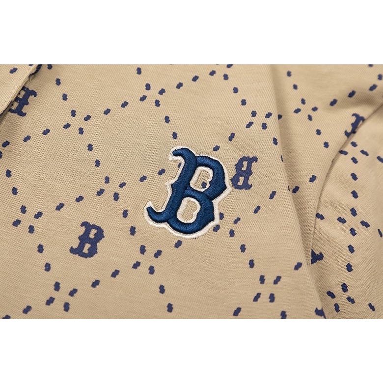 Hàng Có Sẵn! Áo Sơ Mi Tay Ngắn In Logo MLB Thời Trang Mùa Hè 2023 Cho Nữ