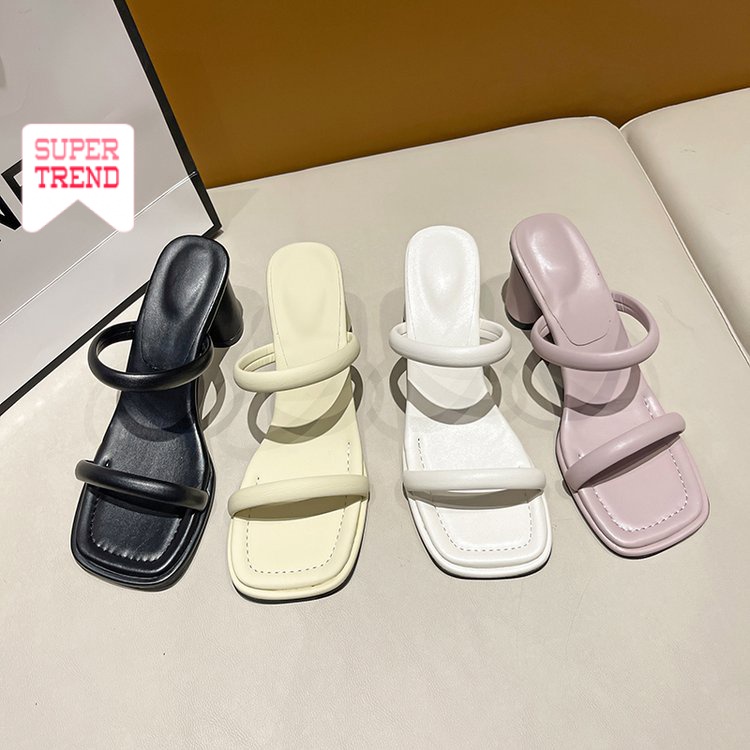 Giày Sandal Cao Gót Phong Cách Pháp Hàng Mới Thời Trang Mùa Hè 2022