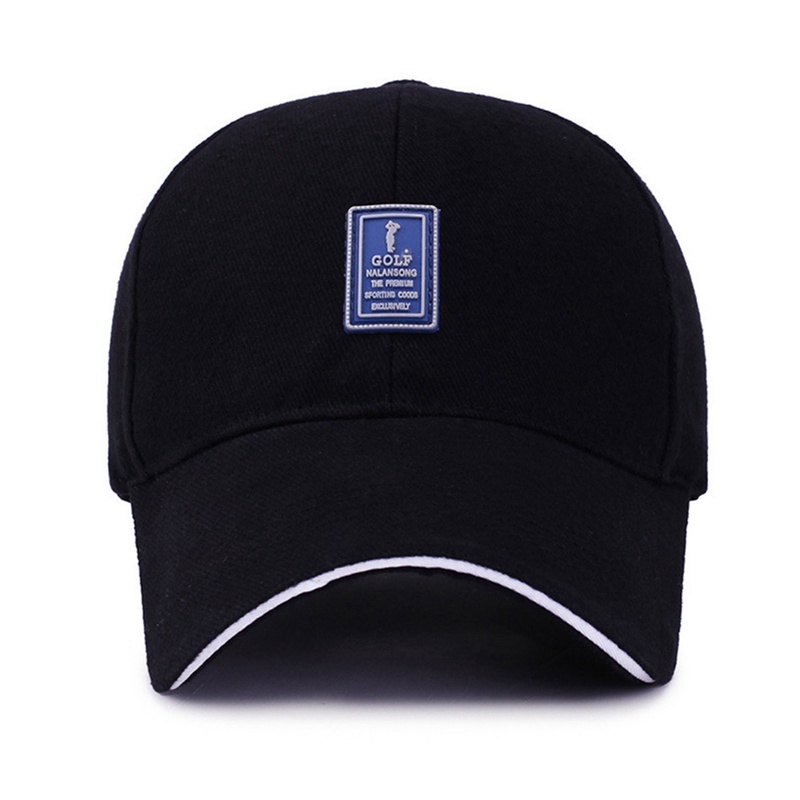 Mũ Lưỡi Trai Cotton Màu Trơn Đơn Giản Thời Trang Cho Nam