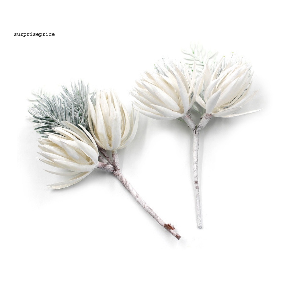 Bộ 2 Nhánh Cây Thông Nhựa Nhân Tạo Trang Trí Nhà Cửa DIY