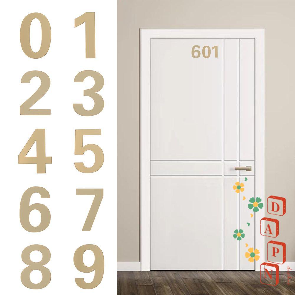 1 Biển Hiệu Dán Cửa Tủ Bằng Acrylic Tự Dính Trang Trí Nhà Cửa / Khách Sạn