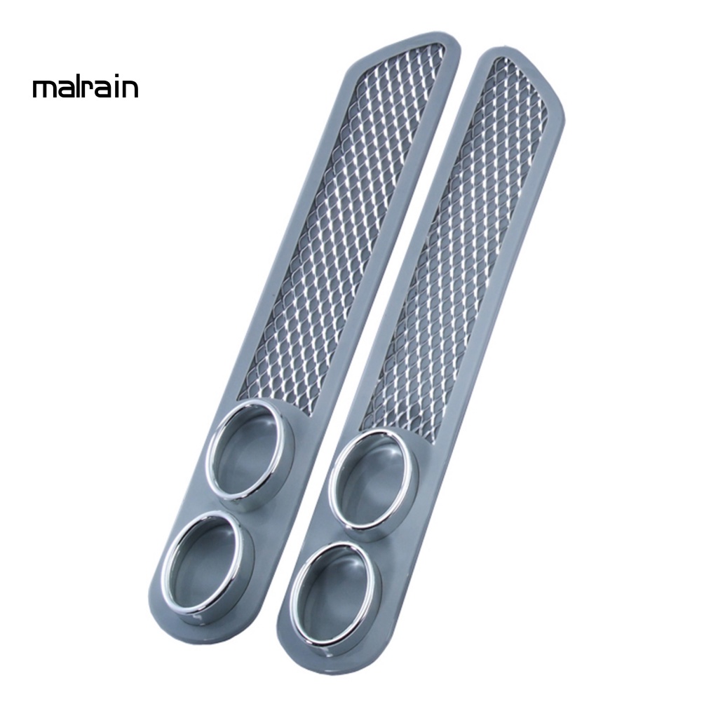 1 Cặp Miếng Dán Trang Trí Ống Xả Xe Hơi / Xe Tải Thông Dụng