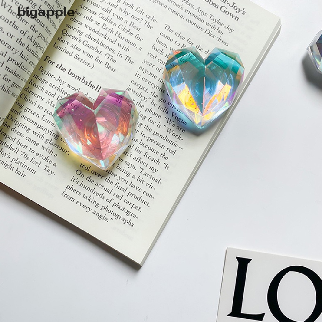 Bigapple Giá Đỡ Điện Thoại Dán Đệm Khí Thu Gọn Được Hình Trái Tim Laser Sáng Tạo RDG