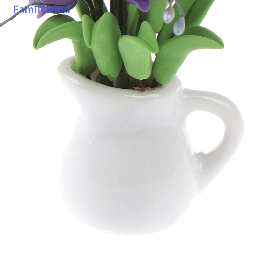 Mô Hình Chậu Cây Xanh Mini Tỉ Lệ 1: 12 Trang Trí Nhà Búp Bê