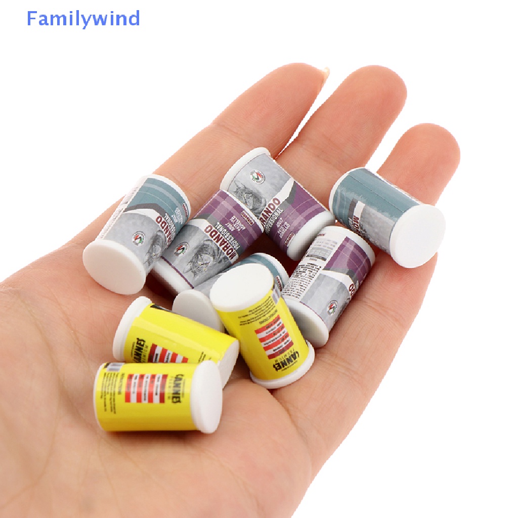 Set 5 Mô Hình Chó Mèo Tỉ Lệ 1: 12 Trang Trí Nhà Búp Bê