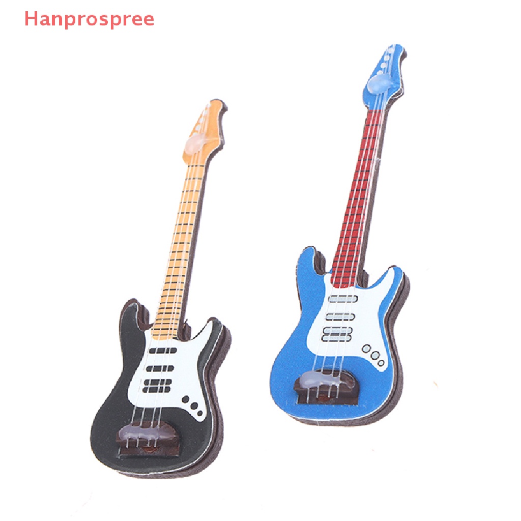 Mô Hình Đàn Guitar Điện Tỉ Lệ 1: 12 Dùng Trang Trí Nhà Búp Bê