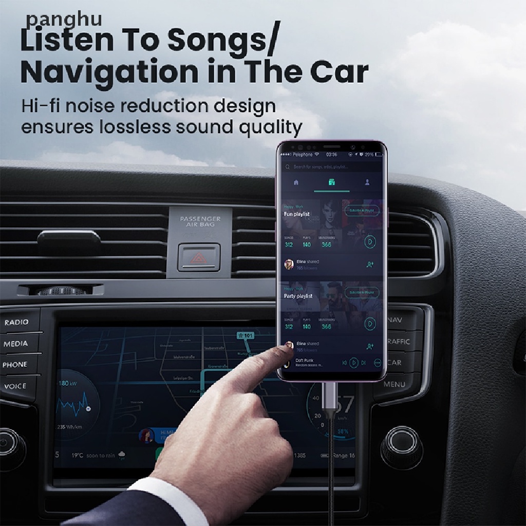 Dây Cáp Nối Dài Chuyển Đổi Âm Thanh AUX Giắc Cắm 3.5mm Chuyên Dụng Cho iPhone 14 / 13 / 12 / 11