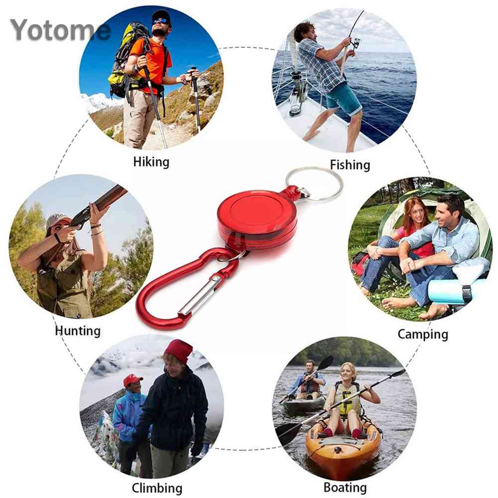 Móc Treo Chìa Khóa Bằng Kim Loại Chống Trộm Chống Thất Lạc Tiện Dụng