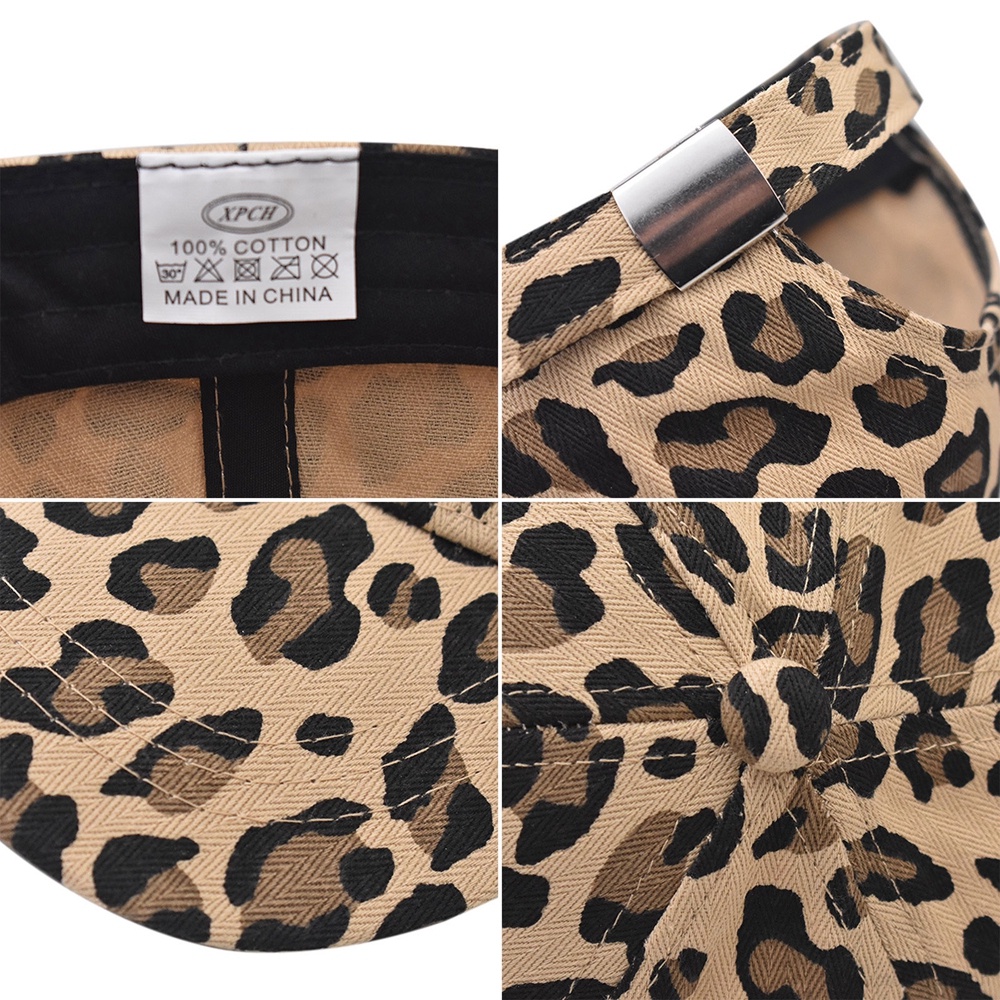 Mũ Lưỡi Trai Họa Tiết Da Báo Thời Trang Mới Cho Nam Nữ